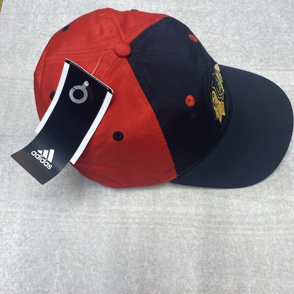 Chicago Blackhawks NHL Cap Adjustable Hat Embroidered Logo Fitted L/XL Adidas - Picture 8 of 15